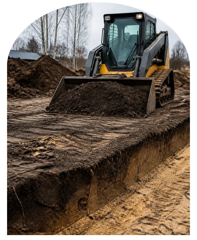 Снятие плодородного слоя в Качканаре по цене от 256 р. | Метпроект-Кчк